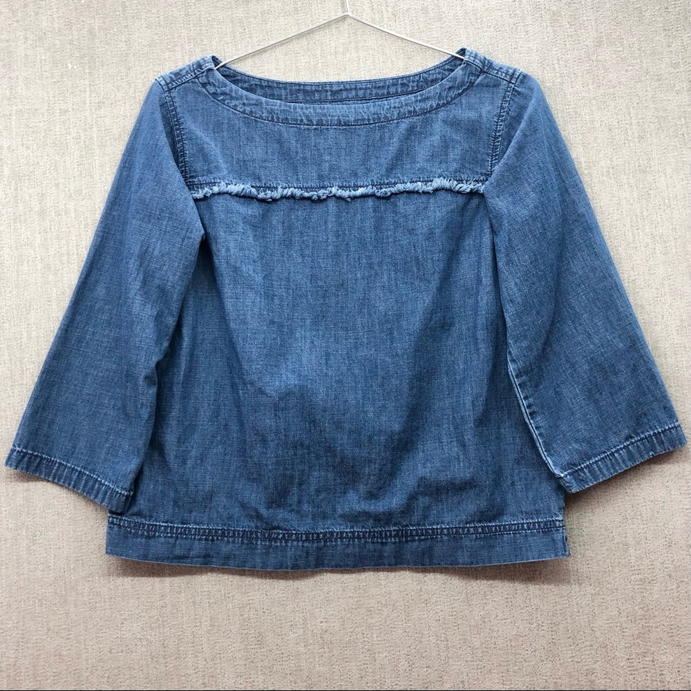 Madewell Womens Denim Herald Tee Size XS